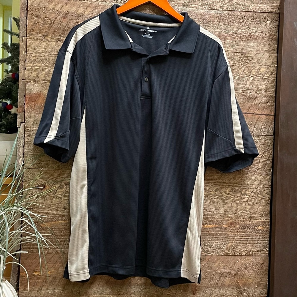 Grand Slam Men’s Golf Polo Shirt Black Size XL